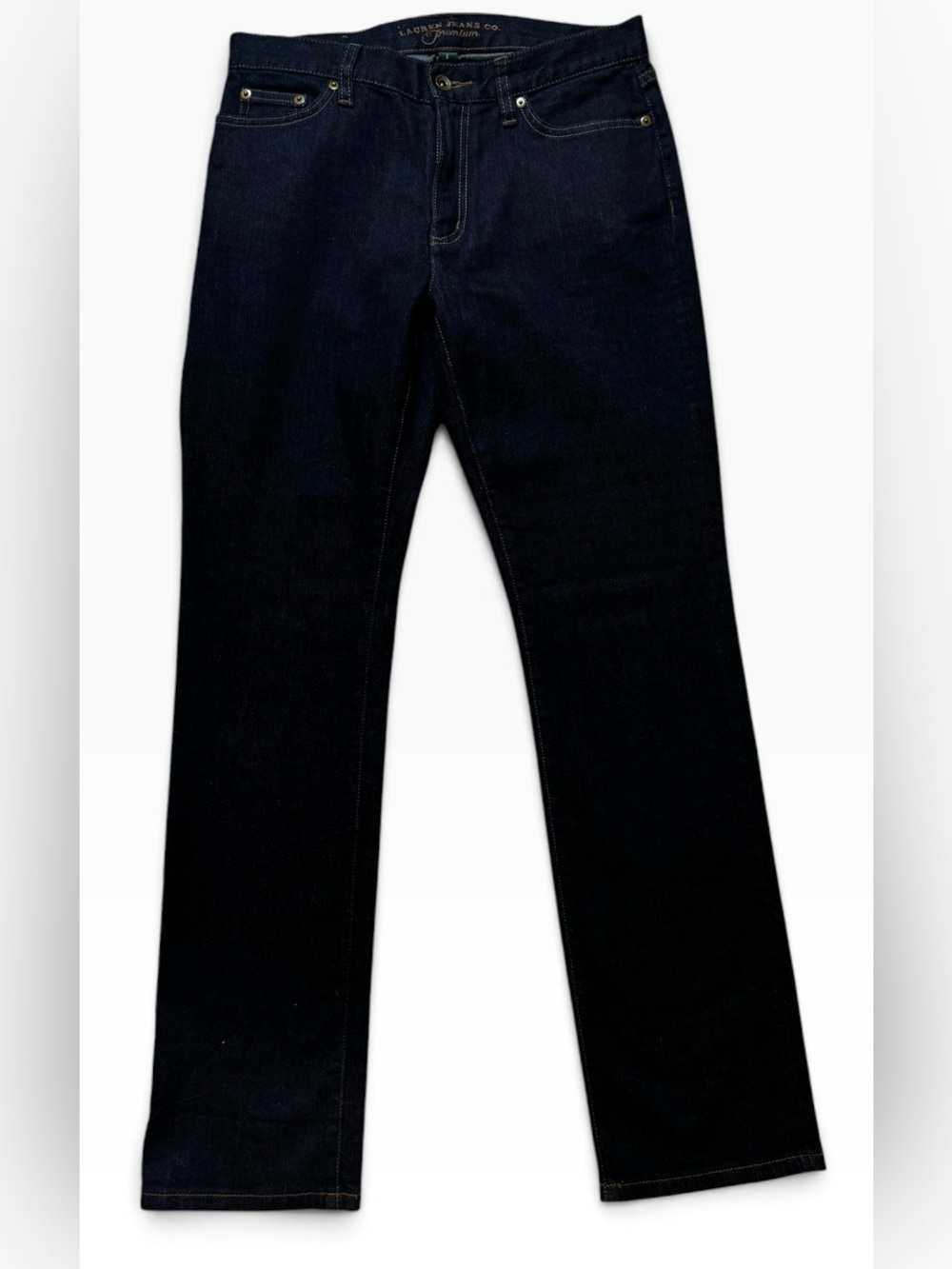 Ralph Lauren Women’s Straight-Leg Jeans in Dark Indigo